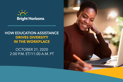 Webinar promotion image for How Education Assistance Drives Workforce Diversity